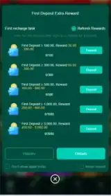 RS33 Deposit Cashback and Rewards